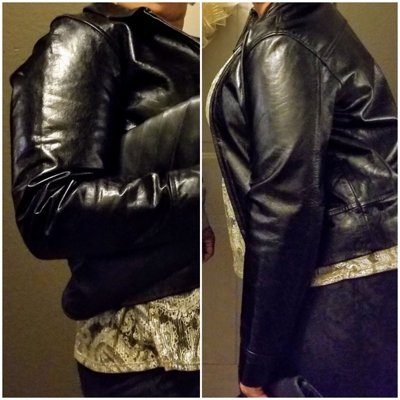 LIZ CLAIBORNE Lizsport Leather Jacket - Picture 2 of 8